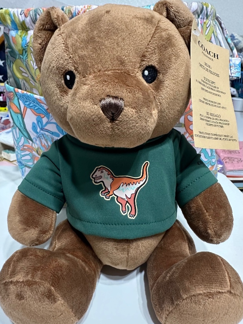 Coach Fragrance Teddy Bear w/Rexy Tee